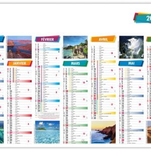 Calendrier bancaire personnalis&eacute;