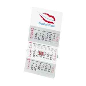 Calendrier publicitaire de poche