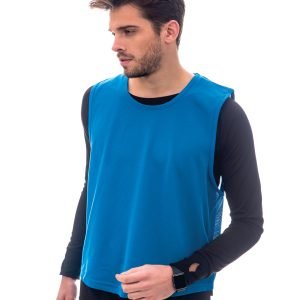 Sportif chasuble unisexe bleu